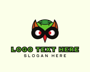 Owl - Bird Owl Mask logo design