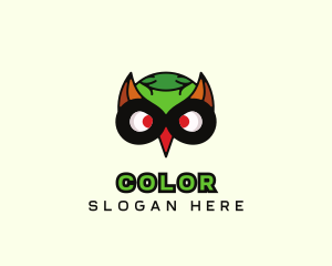 Environmental - Bird Owl Mask logo design