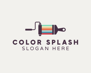 Colorful Paint Painting  logo design