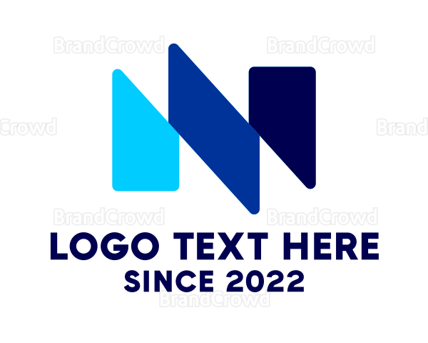 Tech Startup Letter N Logo