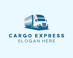 Cargo Truck Delivery logo design