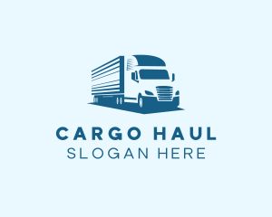 Cargo Truck Delivery logo design