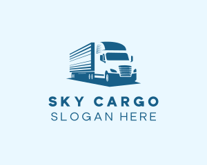 Cargo Truck Delivery logo design