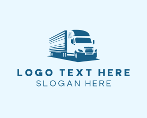 Automobile - Cargo Truck Delivery logo design