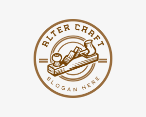 Carpentry Wood Planer logo design