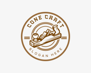 Carpentry Wood Planer logo design