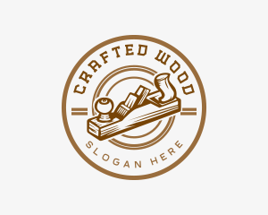 Carpentry Wood Planer logo design