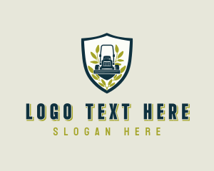 Landscaper Lawn Mower Logo