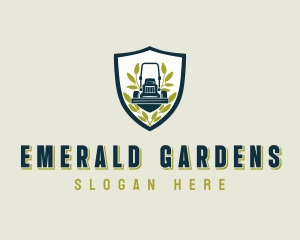 Landscaper Lawn Mower logo design