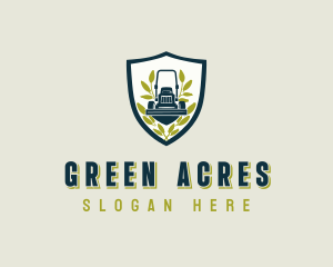 Landscaper Lawn Mower logo design