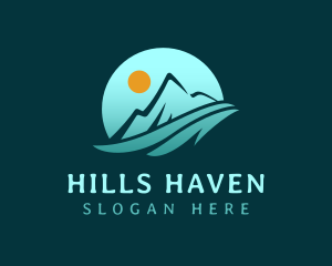 Mountain Sun Travel logo design