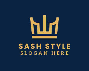 Deluxe Crown Style logo design