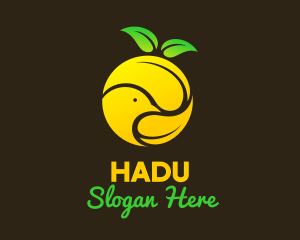 Tree - Yellow Fruit Bird Orchard logo design
