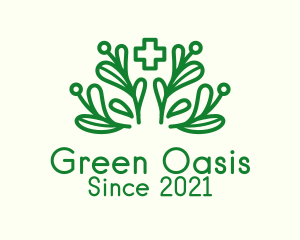 Green Plant Medicine logo design