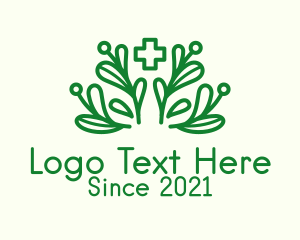 Alternative Medicine - Green Plant Medicine logo design