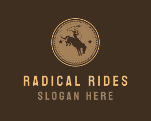 Rodeo Western Cowboy logo design