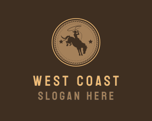 Rodeo Western Cowboy logo design