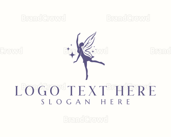 Woman Fairy Ballerina Logo