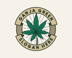 Cannabis Leaf Plant logo design