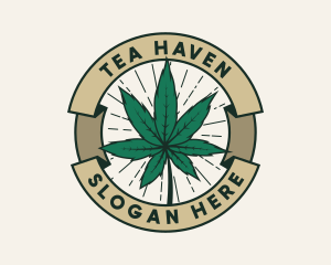 Cannabis Leaf Plant logo design