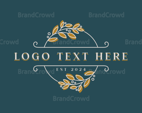 Floral Wreath Spa Logo