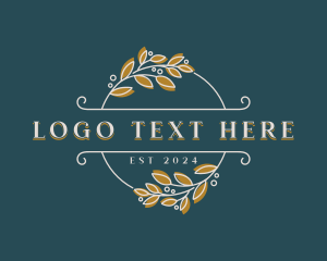 Floral Wreath Spa Logo