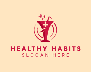 Medical Healthy Drink logo design