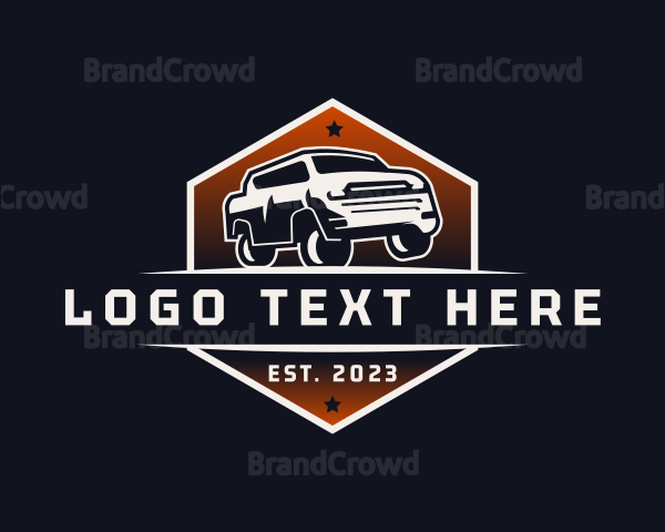 SUV Car Automotive Logo