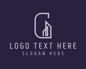 Structure - Construction Building Letter G logo design