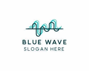 Triple Sound Waves logo design