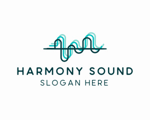 Sound - Triple Sound Waves logo design