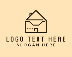 Message - Residential House Mail logo design
