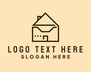 Sms - Residential House Mail logo design