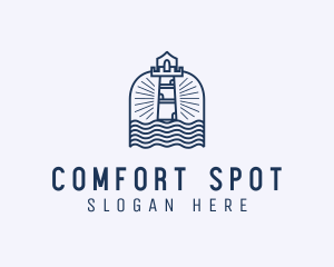 Coastal Fort Tower logo design