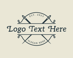 Creative - Needle Thread Tailoring logo design