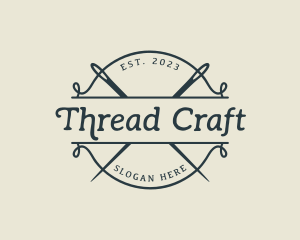 Needle Thread Tailoring logo design