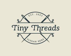 Needle Thread Tailoring logo design