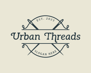 Needle Thread Tailoring logo design