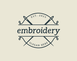 Needle Thread Tailoring logo design