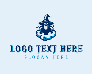 Magical - Cloud Vaping Wizard logo design