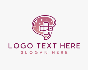 Neuro - Mental Health Brain logo design