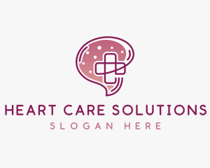 Mental Health Brain logo design