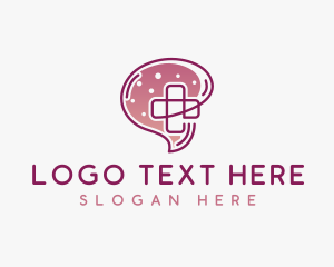 Therapist - Mental Health Brain logo design