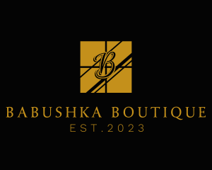 Luxury Boutique Window logo design