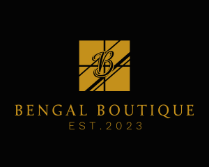 Luxury Boutique Window logo design