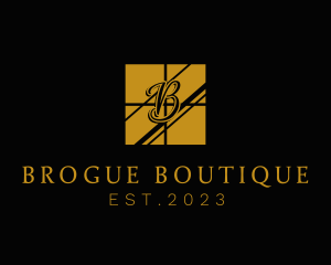 Luxury Boutique Window logo design