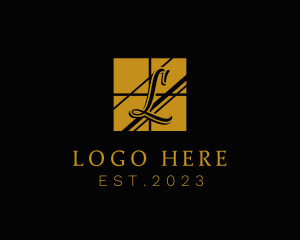 Luxury Boutique Window logo design