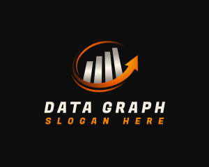 Chart - Arrow Graph Chart logo design