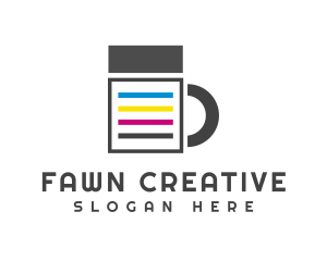 Creative Print Cafe logo design