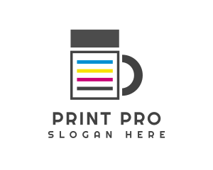 Printer - Creative Print Cafe logo design
